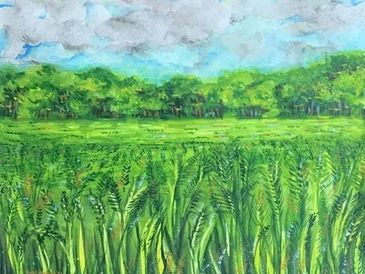 Green Fields III Size 11X 14 