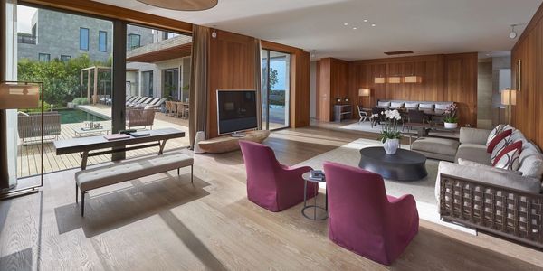 luxury living room design Los Angeles