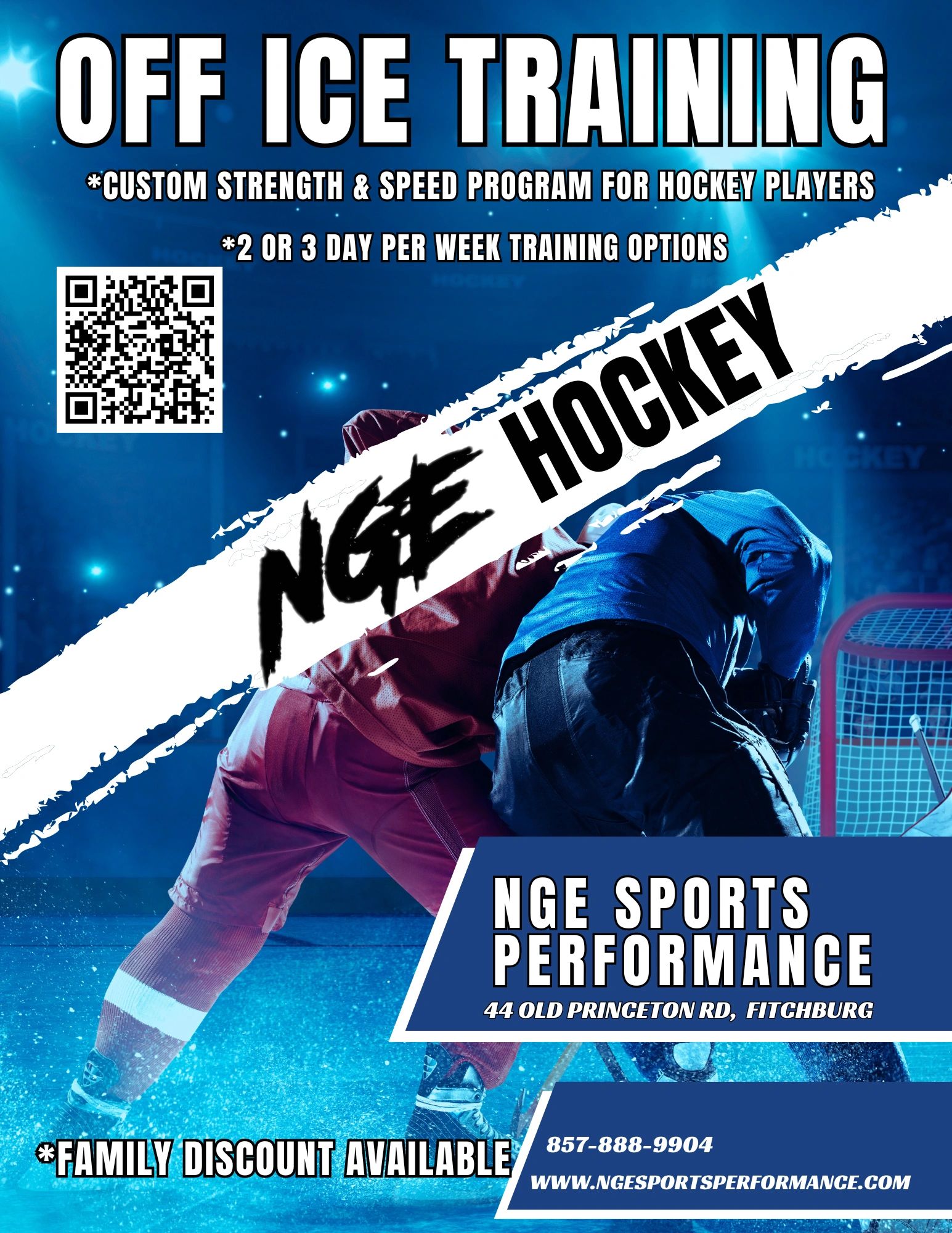 NGE HOCKEY 
OFF-SEASON STRENGTH/SPEED/CONDITIONING PROGRAM 