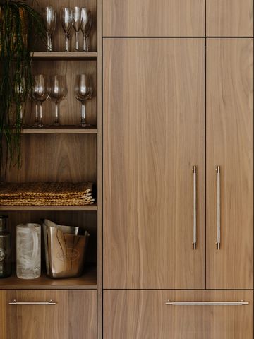 walnut cabinetry 