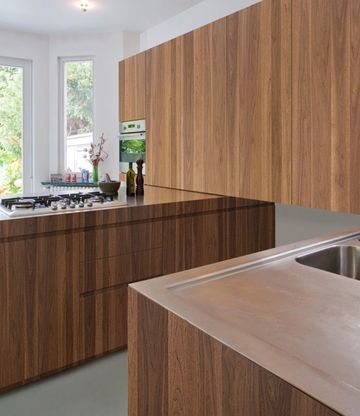 walnut cabinetry 