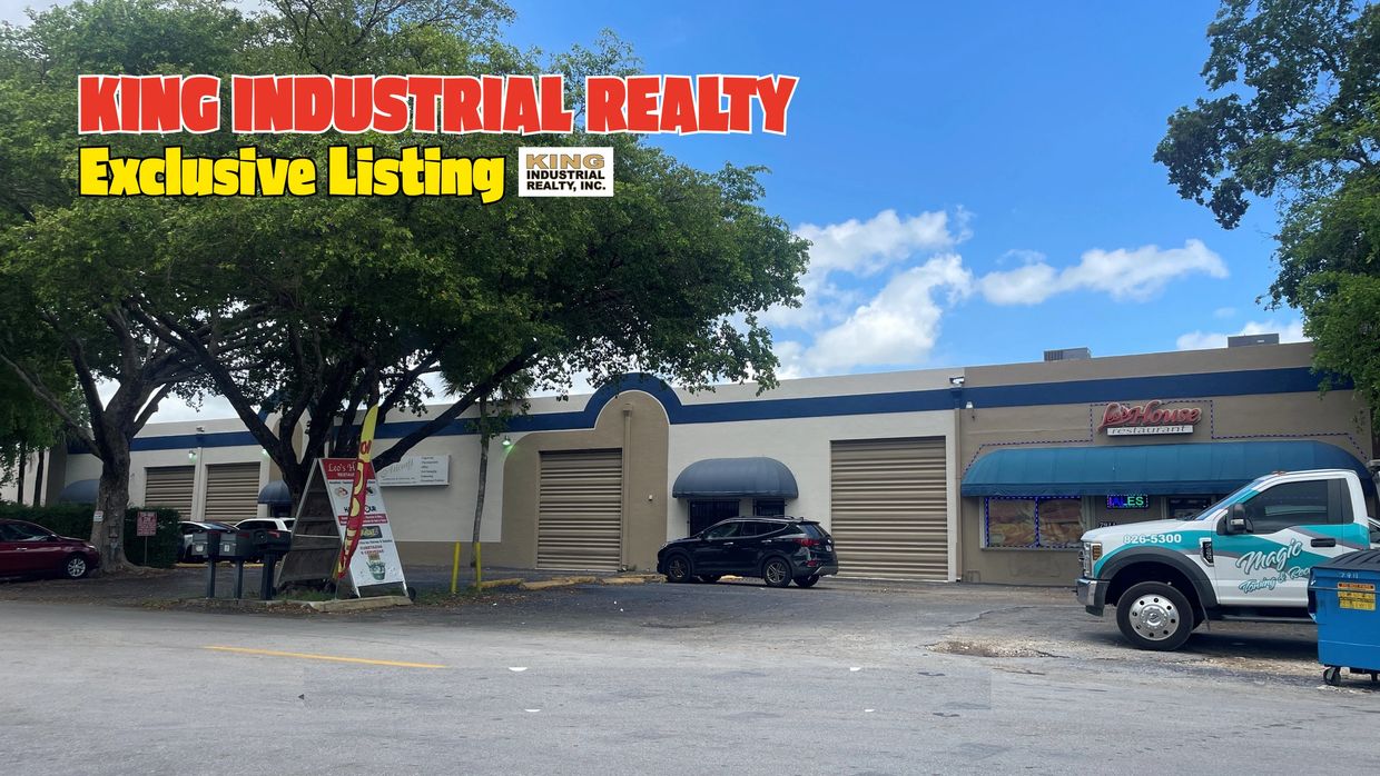 King Industrial Realty Exclusive Listing Warehouse For Sale 7911 W 26 Ave, Hialeah, Fl 33016