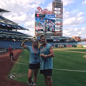 Father and daughter finish Spartan Race in Philadelphia