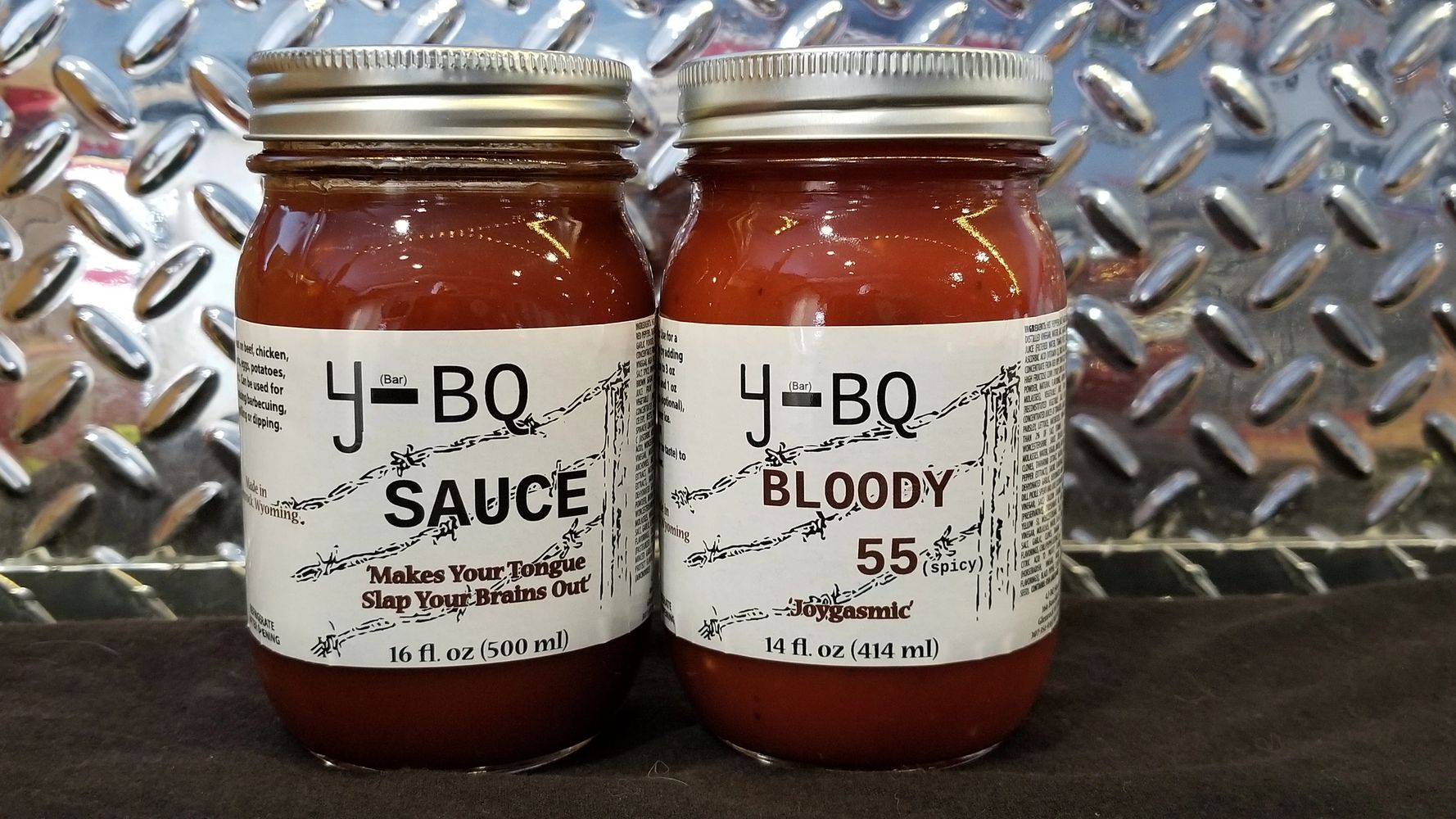 4J BQ Sauces Spicy Bloody Mary Mix, Bbq Sauce