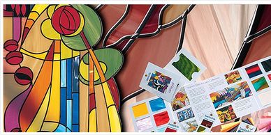 Stained Glass Art Film Collection now offers over 350 fabulous colours and special effects.