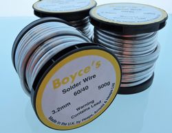 Solder wire for soldering art glass, stained glass, lead light and copper foil projects.