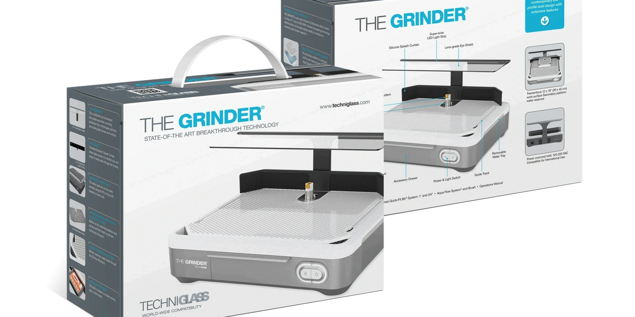The Grinder by Techniglass
State of the art breakthrough technology for the art glass artist.
