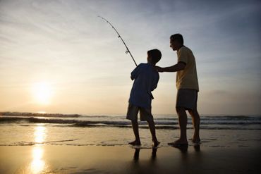 Surf fishing families 