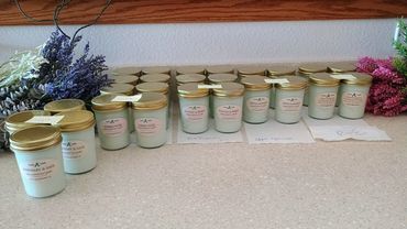 New batches of curing candles