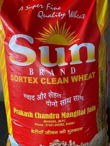 SUN BRAND WHEAT, SORTEX WHEAT GRAINS, MP SHARBATI WHEAT GRAINS