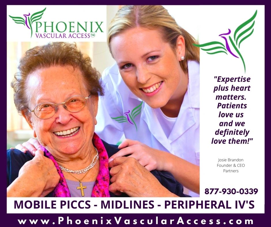 Mobile Vascular Access, Phoenix Vascular Access, Mobile Picc Line Placement, Mobile Midline Placemen