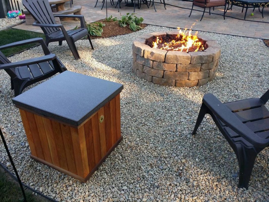 Coffee Table Turned Propane Fire Pit with EasyFirePits.com 