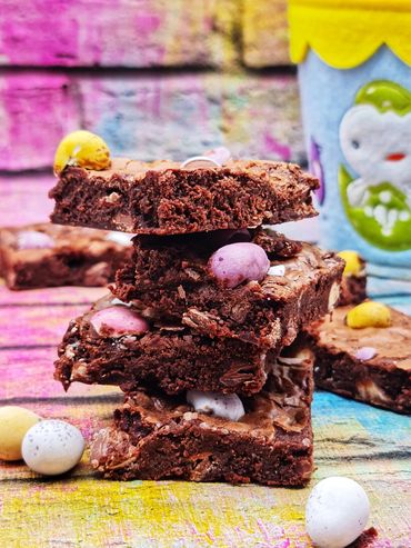 Mini Egg brownies