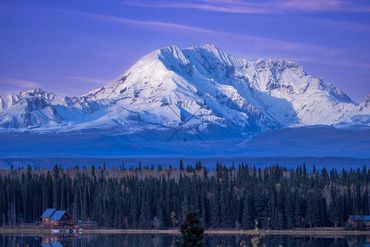Mt. Drum at Willow Lake in Alaska - Copper River Valley
