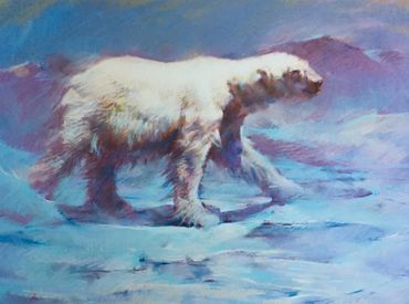 Pastel on paper