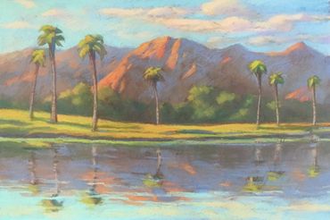 Pastel on Canson Touch paper