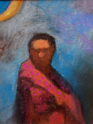 The Seer. Pastel. 