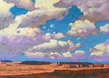 Southwest Clouds
Pastel on Touch paper