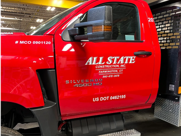 All State Construction
Farmington, CT
Truck Lettering