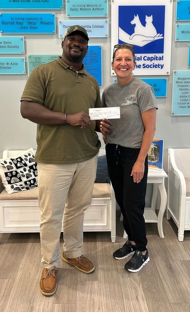 Our 2025 Donation Recipient, Colonial Capital Humane Society