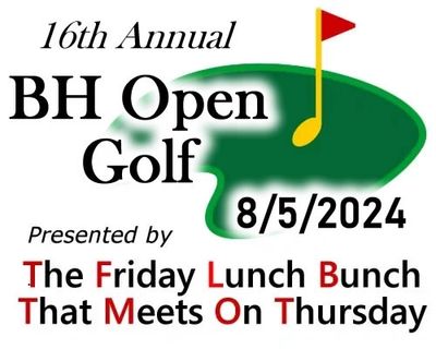 Register | 2024 BH Open Golf Tournament | Noon Shotgun Start