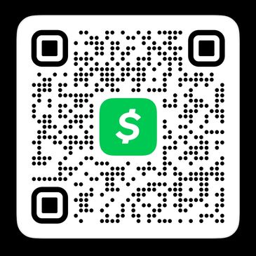 QR code with Cash App logo in the center.