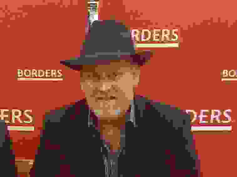 Ray Engan at a book signing