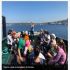 Storytime group on a boat deck
