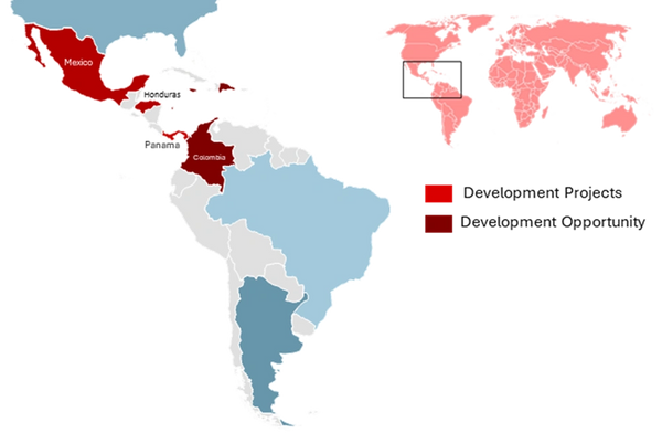 TLM International Projects Map