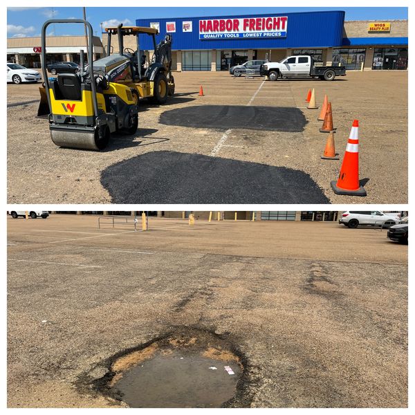 Asphalt Contractor & Pothole Repair Company in Brookhaven MS. Asphalt Patching.