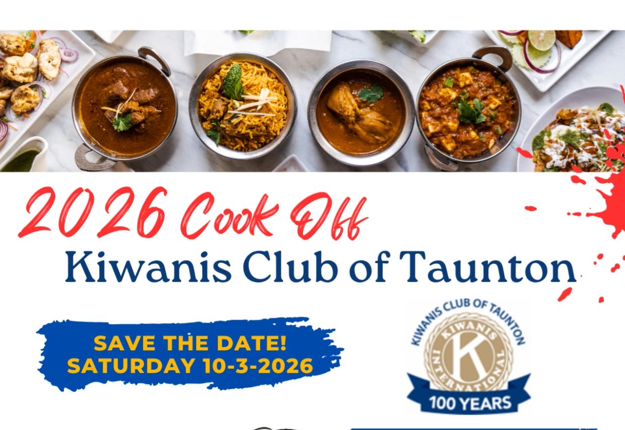 Save the date for the 2026 Kiwanis Club of Taunton Cook Off on October 3rd.