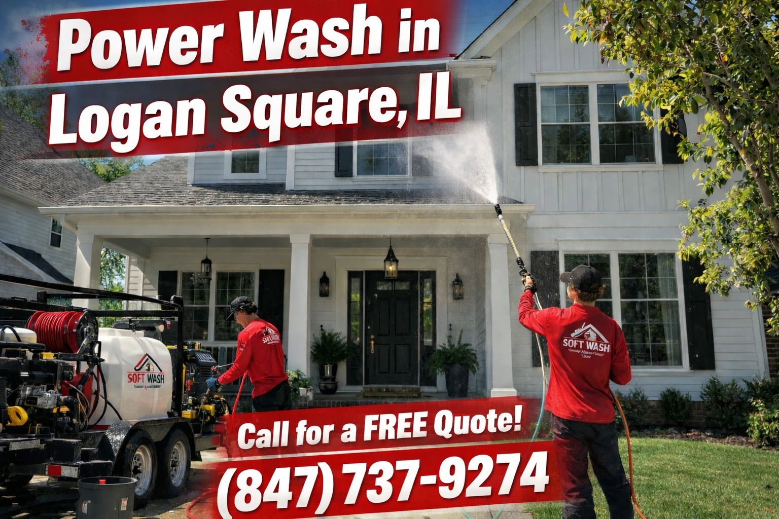 Power Wash Logan Square, Chicago IL.