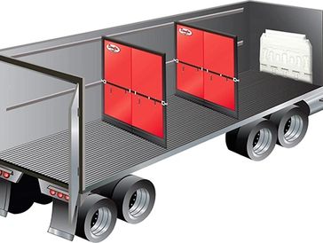 Multiple Temperature Multi Temp Reefer Refrigerated Frozen Trailer for Lease and Rental
