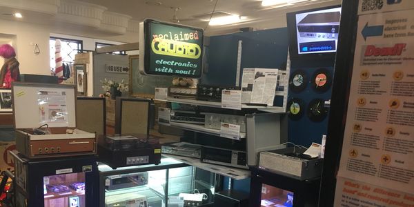 Reclaimed Audio and Electronics presence at the Camp Hill Antique Centre