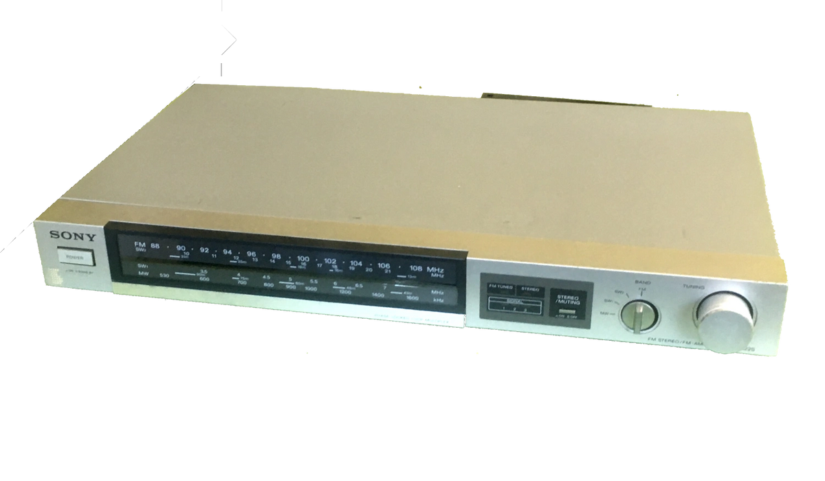 Sony ST-JX22S Silver AM/FM Tuner has 4 bands including short wave
