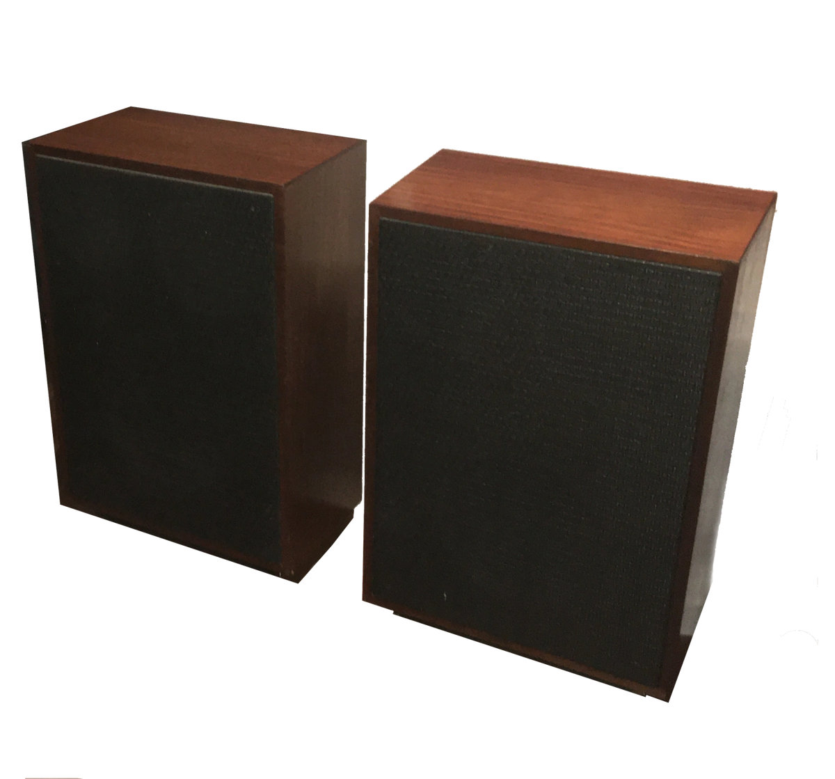 Imposingly big late 60s HiFi 3 way speakers Plessey / Peerless alnico