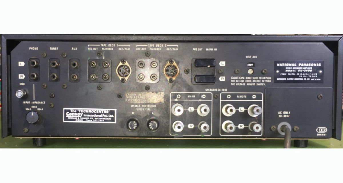 Technics / National Panasonic SU3400 SU-3400 high end amplifier 2