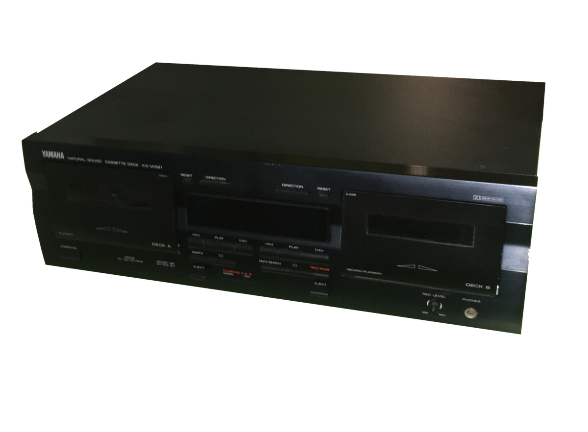 Twin cassette deck, Auto Reverse both sides, Dolby B C, 3 tape types
