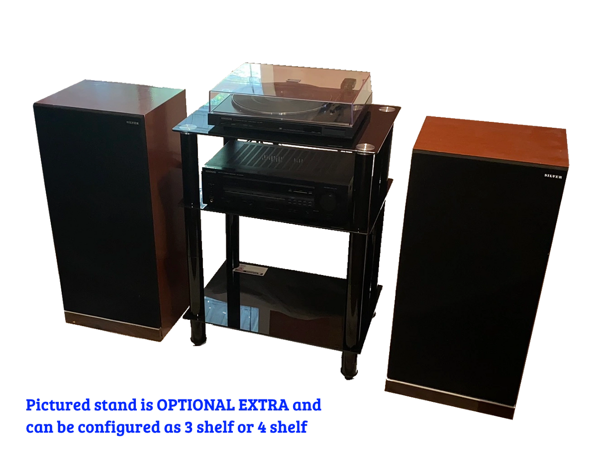 Punchy vintage KENWOOD Vinyl / AM/FM HiFi system complete Turntable