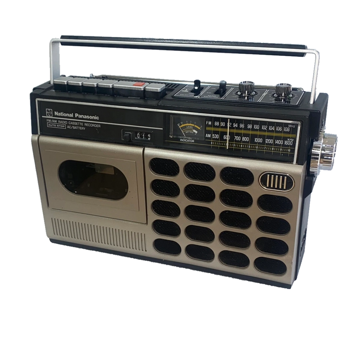National Panasonic RQ-544AS Radio Cassette Recorder AM/FM 1977