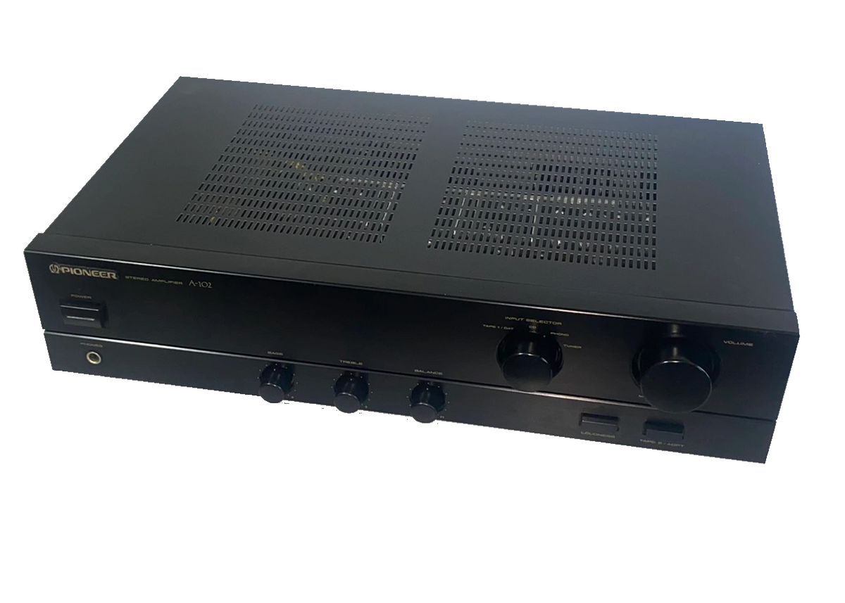 Pioneer A102 traditional stereo HiFi amplifier with phono input 2 x 30W