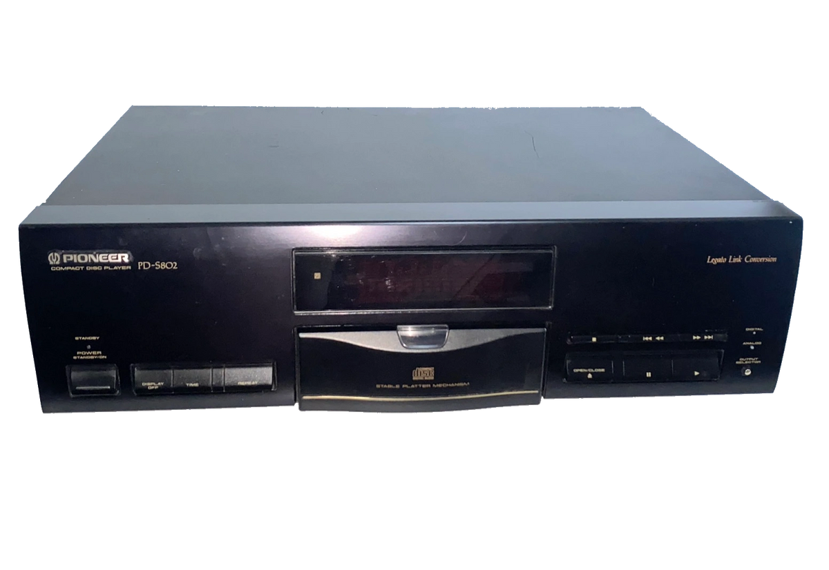 High End Pioneer CD Player PDS802 Analogue and optical digital out 1994