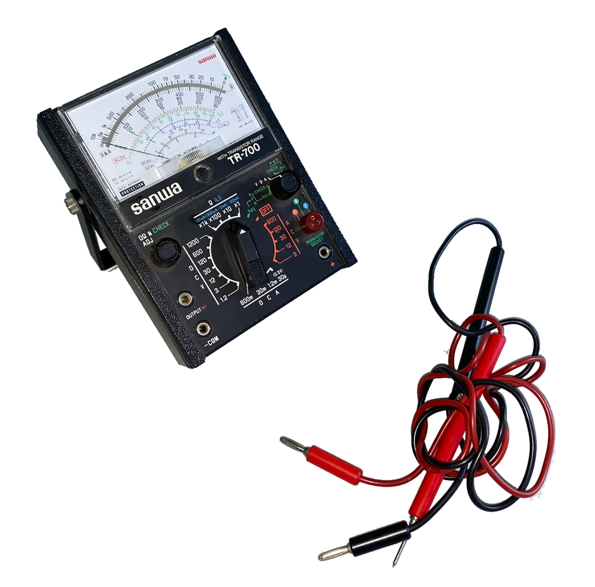 Beautiful Vintage professional analogue Multimeter with transistor HFE