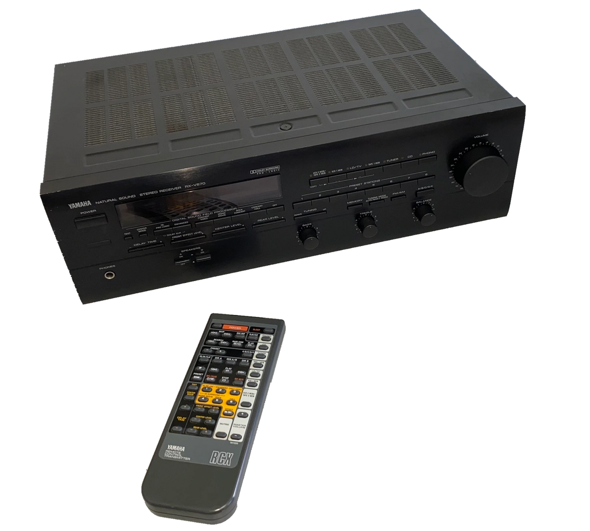 Yamaha Receiver RXV670 2x70W stereo, or 70/70/70/25/25 digital