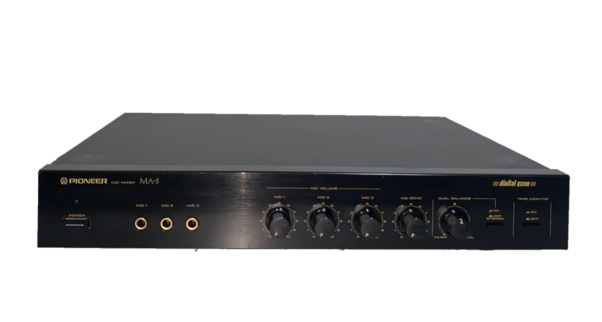 Pioneer MA5 Add on 3 channel Microphone mixer with digital echo for Hi