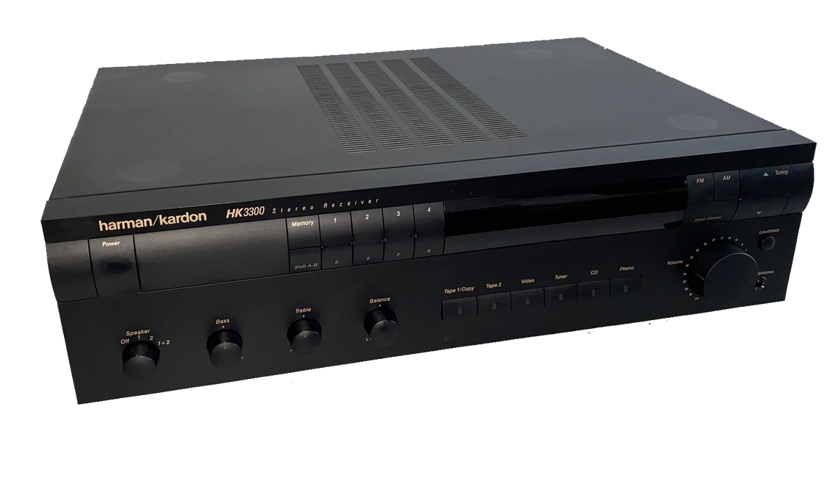 Harman Kardon HK3300 2x25W High End AM/FM Receiver Amplifier 1991 HK3300