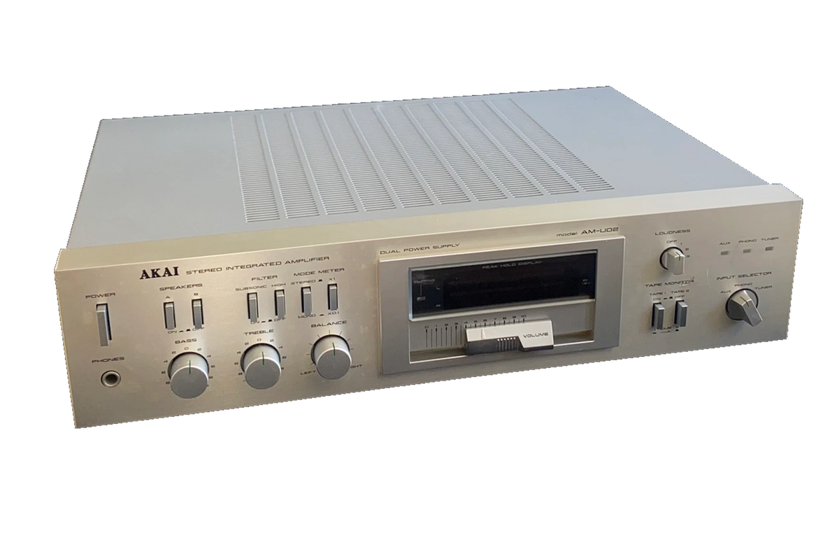 Ampli Stéréo Vintage AKAI AM-U02 – Japon – 2x26W – Fonctionnel – État Exceptionnel
