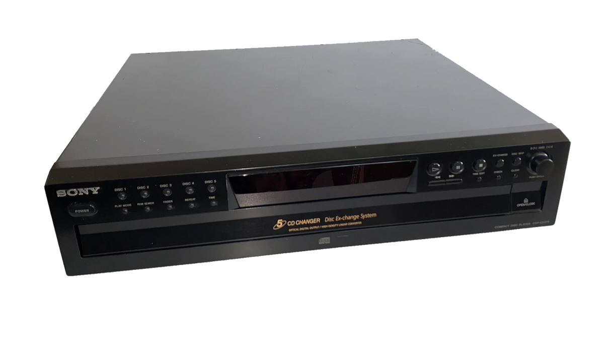 Sony CDPCE275 5 disc carousel style CD Player 2001 Analogue and