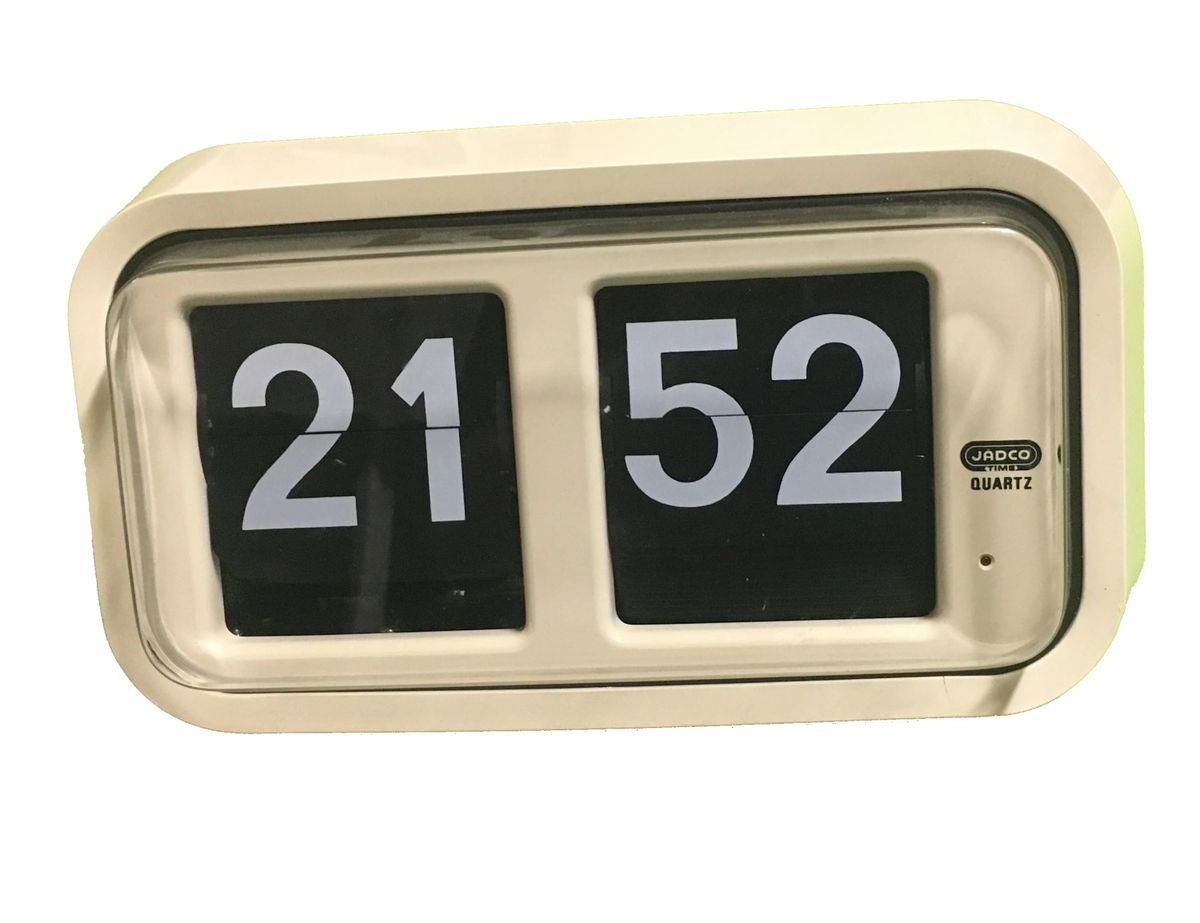 Https Reclaimedaudiocomau Shop Ols Products Large Commercial Grade Jadco Wall Flip Clock 24 Hr Time