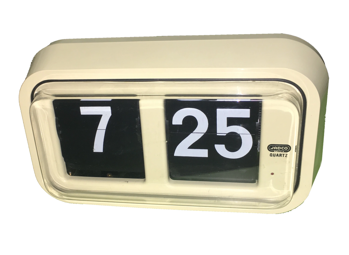 Large commercial grade Jadco WALL FLIP CLOCK 24 Hr Time